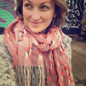 Anthropologie texture woven scarf